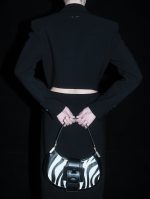 Sac "Kiss Me" en cuir façon poulain imprimé zèbre