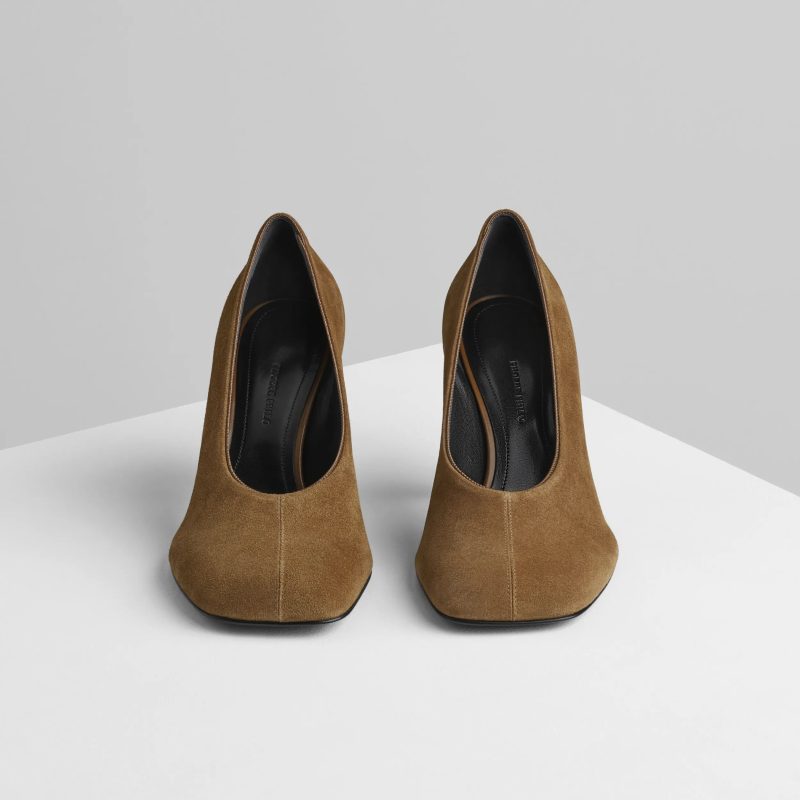 SOFT PUMP 90 | caramel suede leather - 图片 3