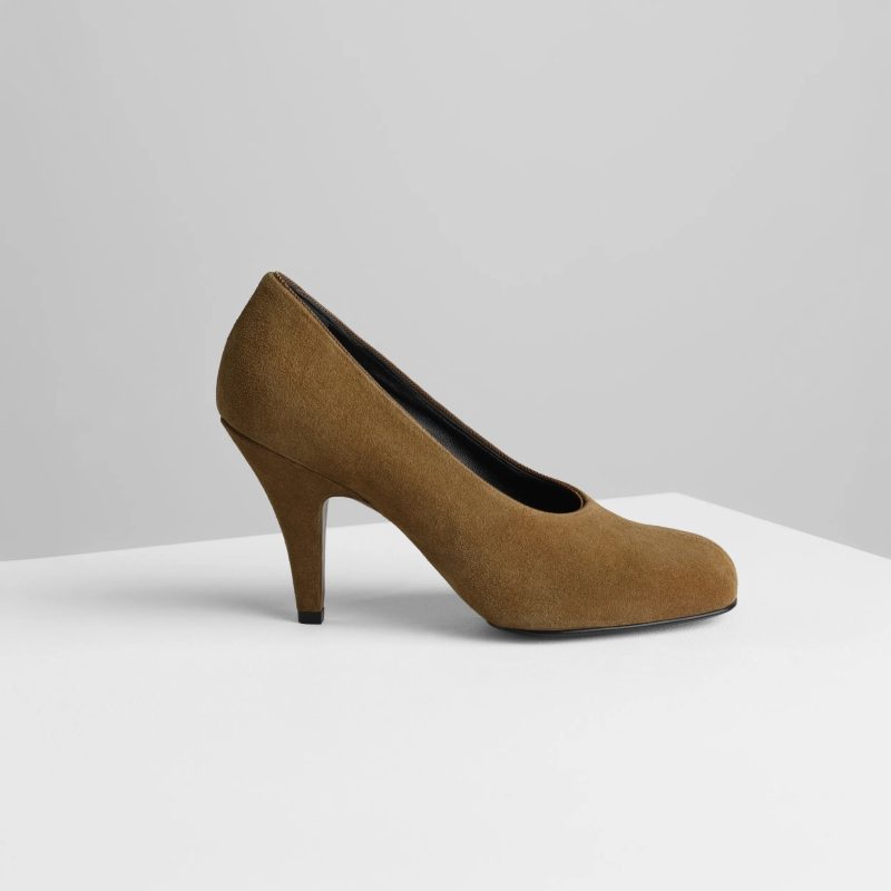 SOFT PUMP 90 | caramel suede leather - 图片 4