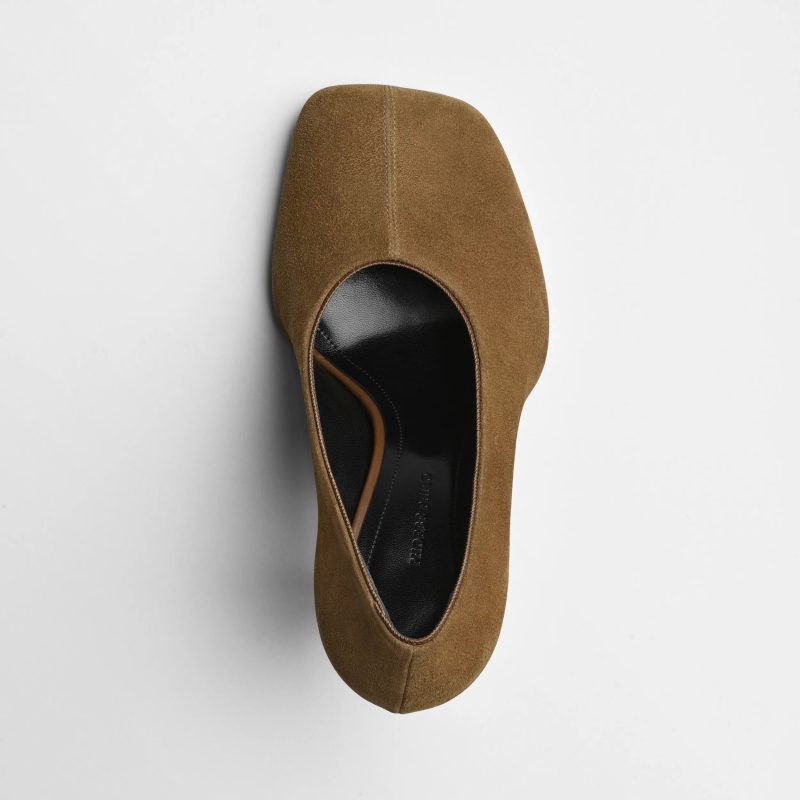 SOFT PUMP 90 | caramel suede leather - 图片 6