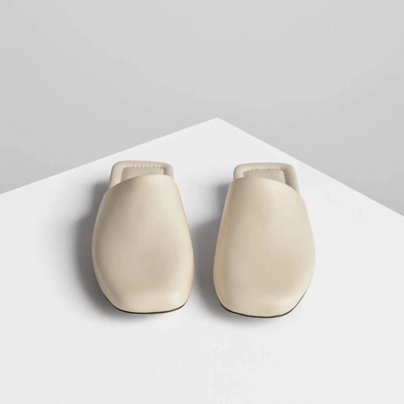 ROBE SLIDE | cream leather - 图片 3
