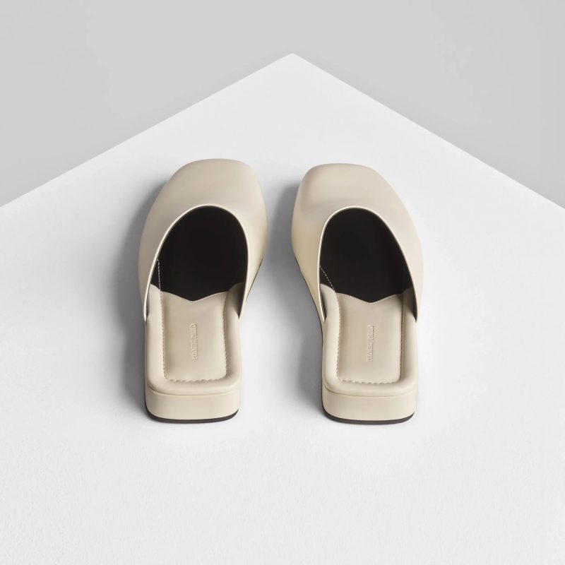 ROBE SLIDE | cream leather - 图片 5