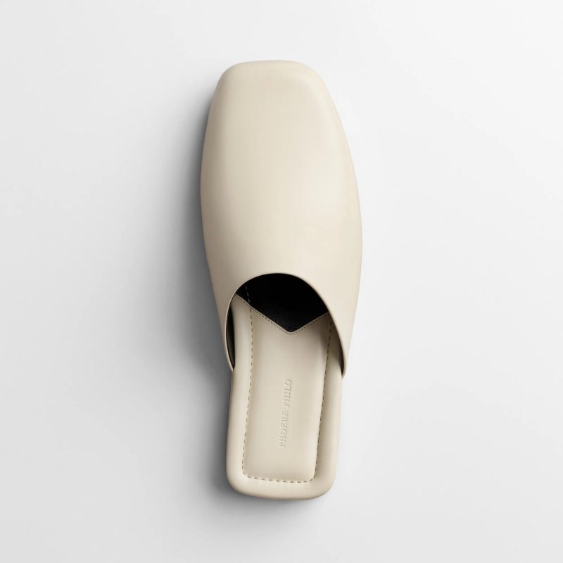 ROBE SLIDE | cream leather - 图片 6