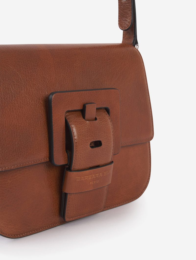 Sac "Touch Me" en cuir caramel - 图片 2