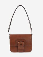 Sac "Touch Me" en cuir caramel