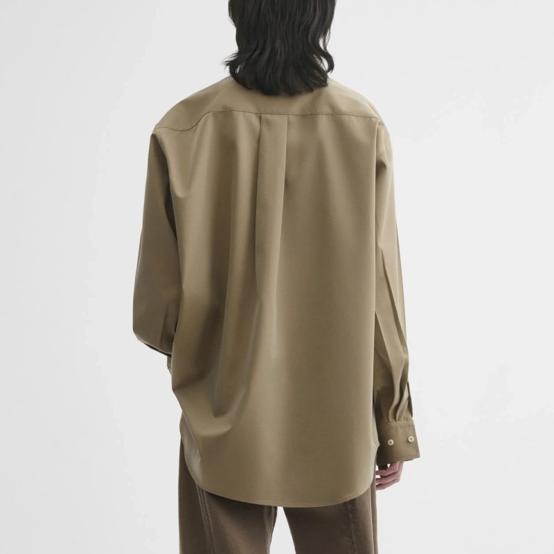 BUTTON COLLAR SHIRT | trench cotton - 图片 3