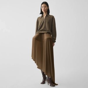 SCULPTURAL SKIRT | toffee jersey