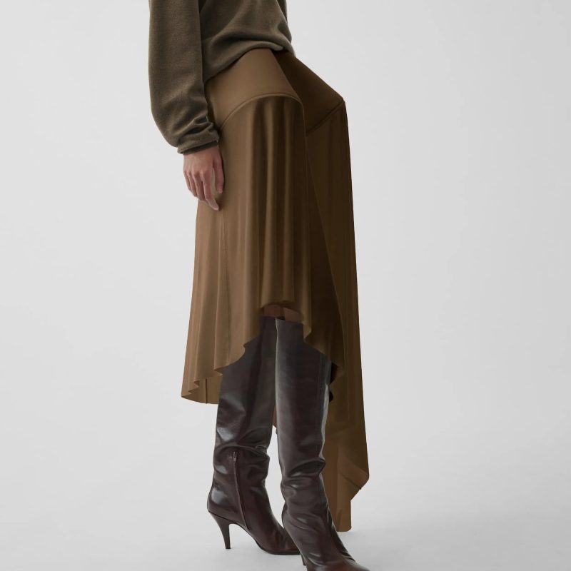 SCULPTURAL SKIRT | toffee jersey - 图片 2