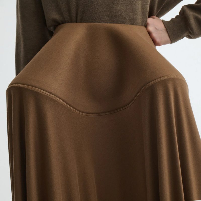 SCULPTURAL SKIRT | toffee jersey - 图片 3