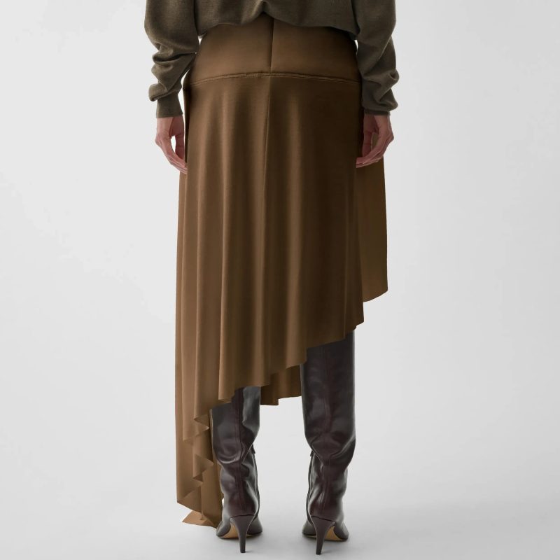 SCULPTURAL SKIRT | toffee jersey - 图片 4