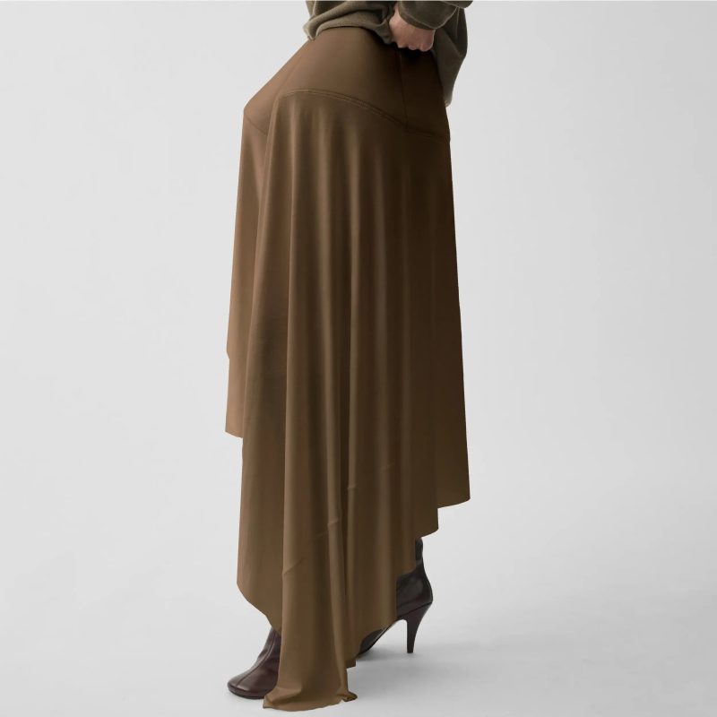 SCULPTURAL SKIRT | toffee jersey - 图片 5