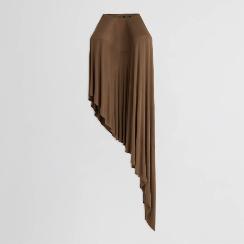 SCULPTURAL SKIRT | toffee jersey - 图片 6