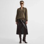 ZIP POLO | taupe-melange wool