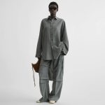 ZIP CARGO TROUSER | anthracite wool