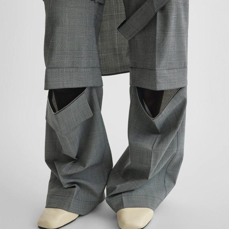 ZIP CARGO TROUSER | anthracite wool - 图片 3