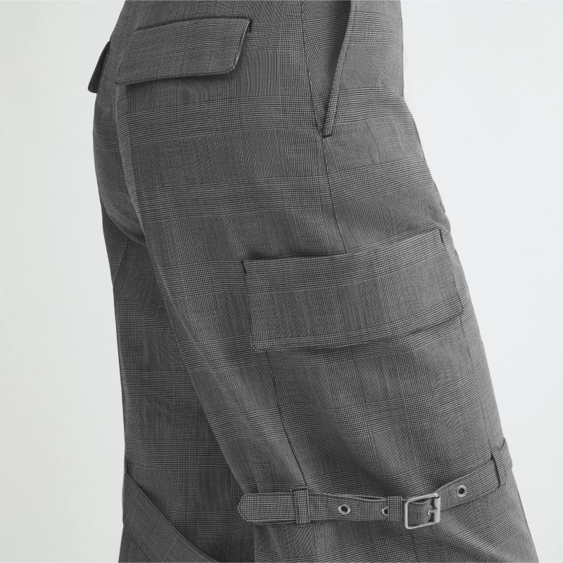 ZIP CARGO TROUSER | anthracite wool - 图片 6