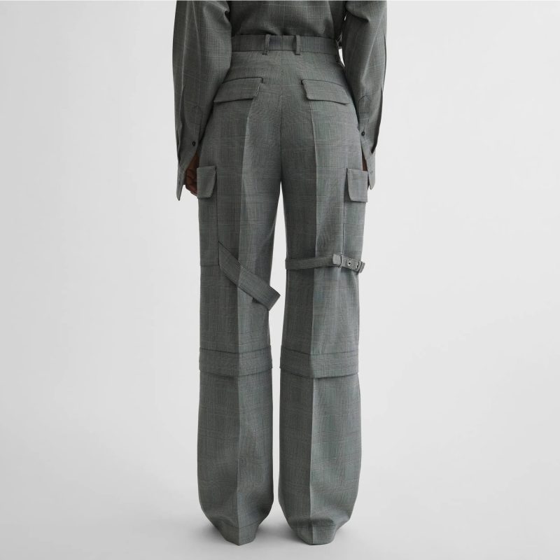 ZIP CARGO TROUSER | anthracite wool - 图片 7