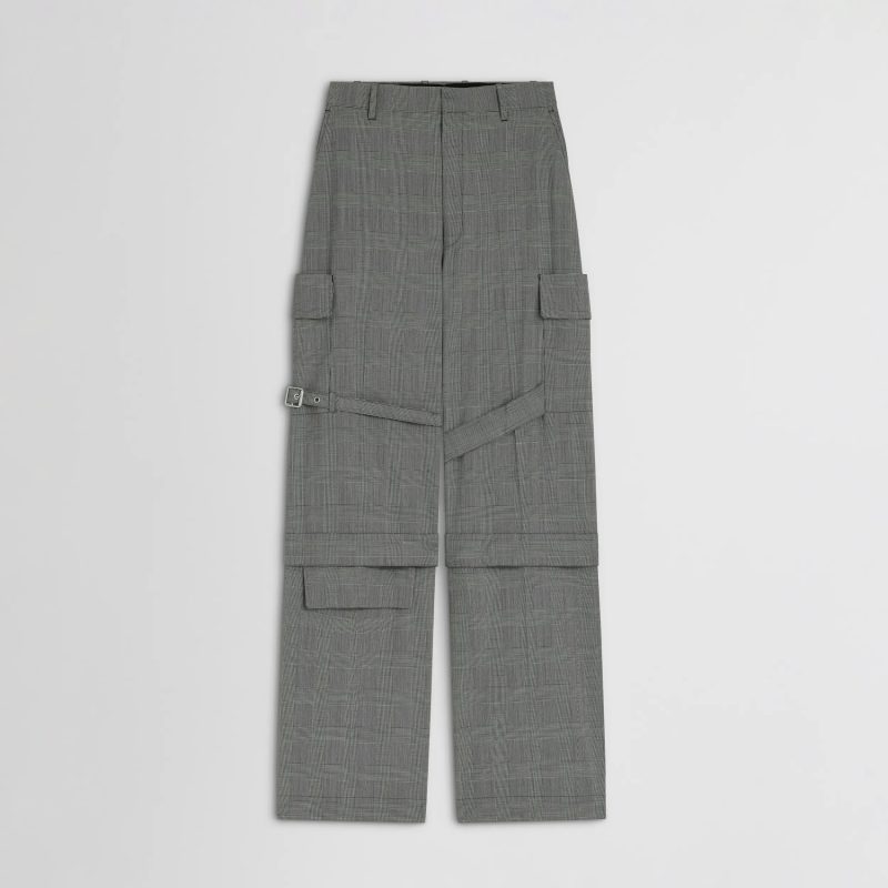 ZIP CARGO TROUSER | anthracite wool - 图片 8
