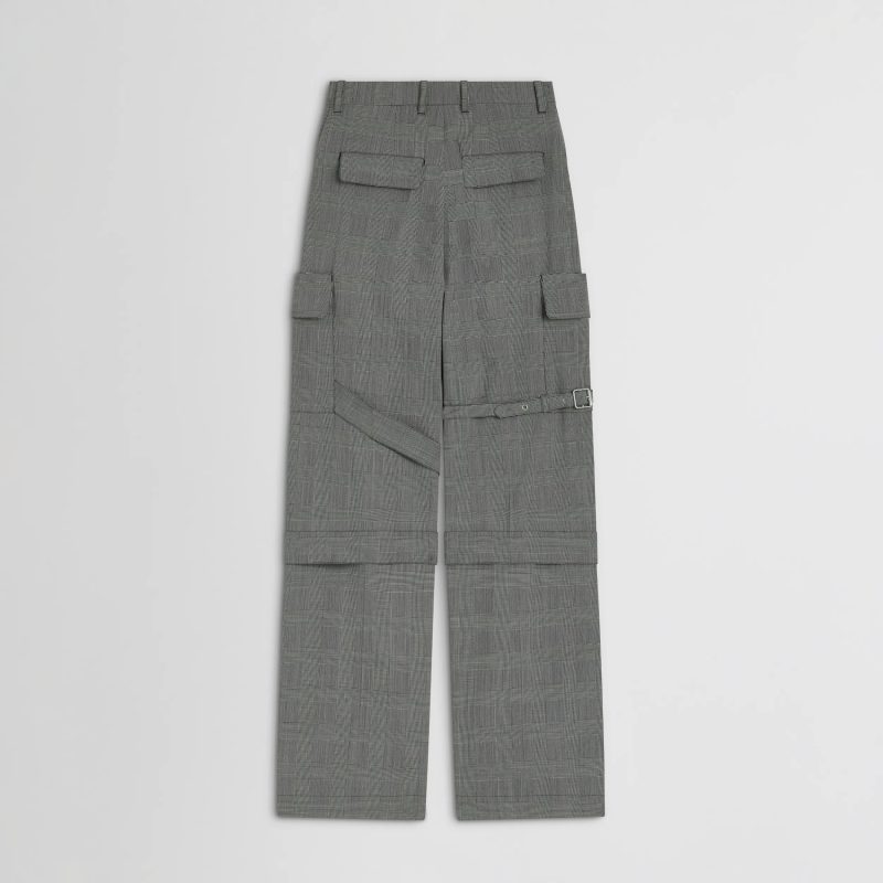 ZIP CARGO TROUSER | anthracite wool - 图片 9