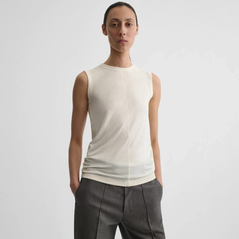 UNDERPINNING TANK TOP | ivory cotton - 图片 2