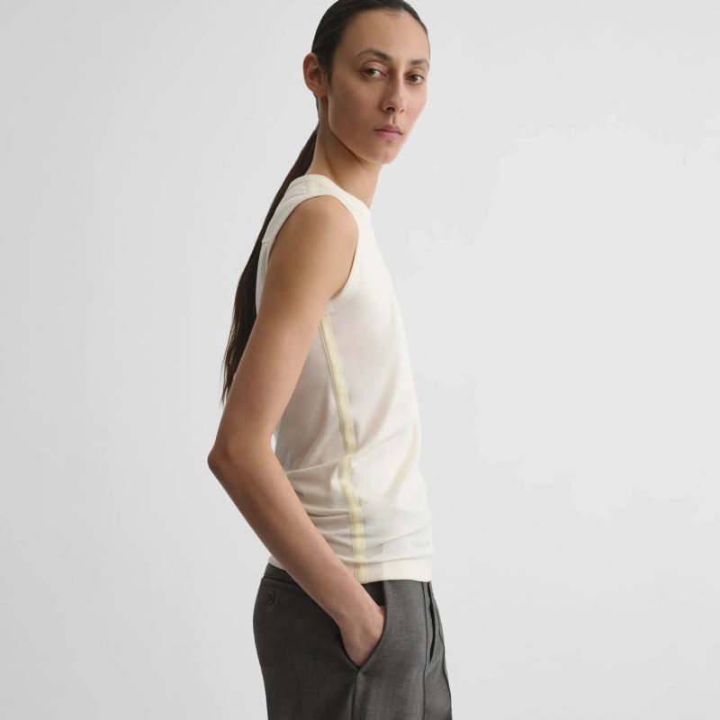 UNDERPINNING TANK TOP | ivory cotton - 图片 3