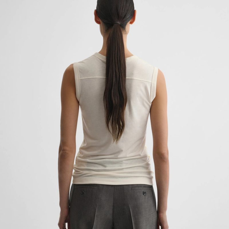 UNDERPINNING TANK TOP | ivory cotton - 图片 4