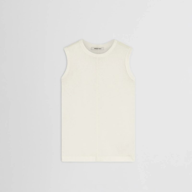 UNDERPINNING TANK TOP | ivory cotton - 图片 5