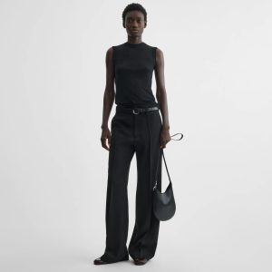 UNDERPINNING TANK TOP | black cotton