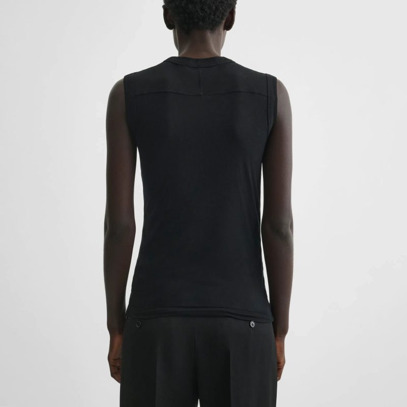 UNDERPINNING TANK TOP | black cotton - 图片 4