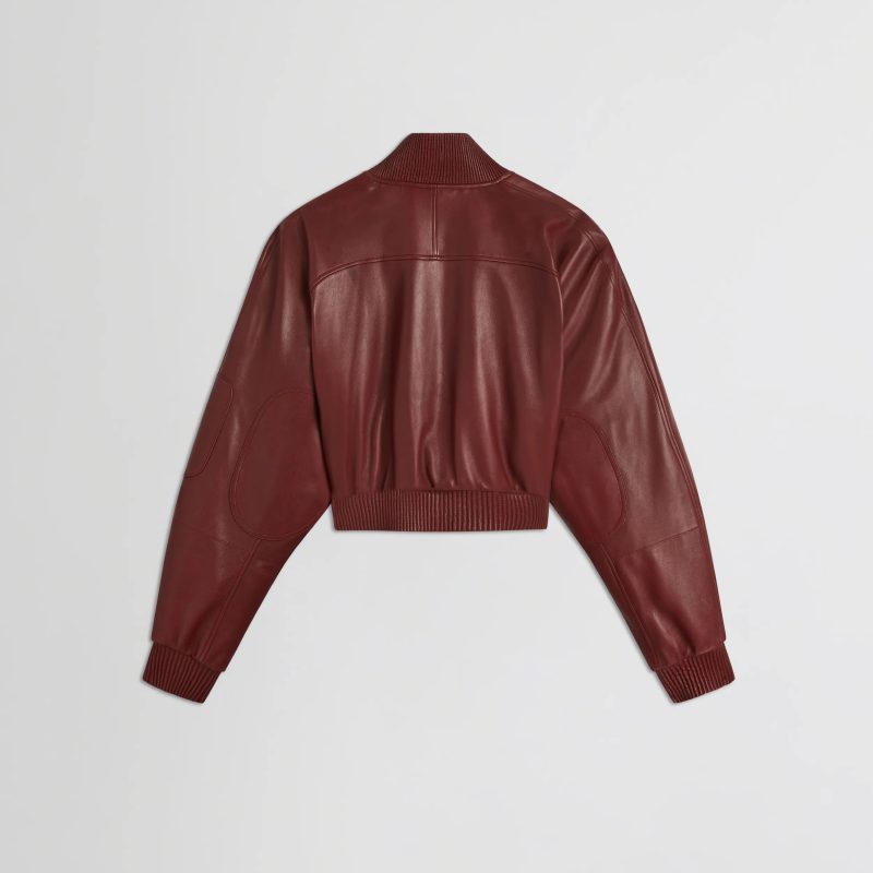 POCKET BOMBER JACKET | brick leather - 图片 7