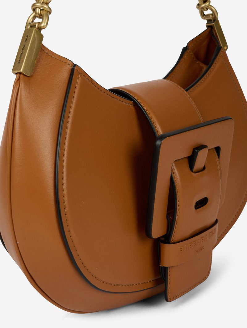 Sac "Kiss Me" en cuir caramel - 图片 5