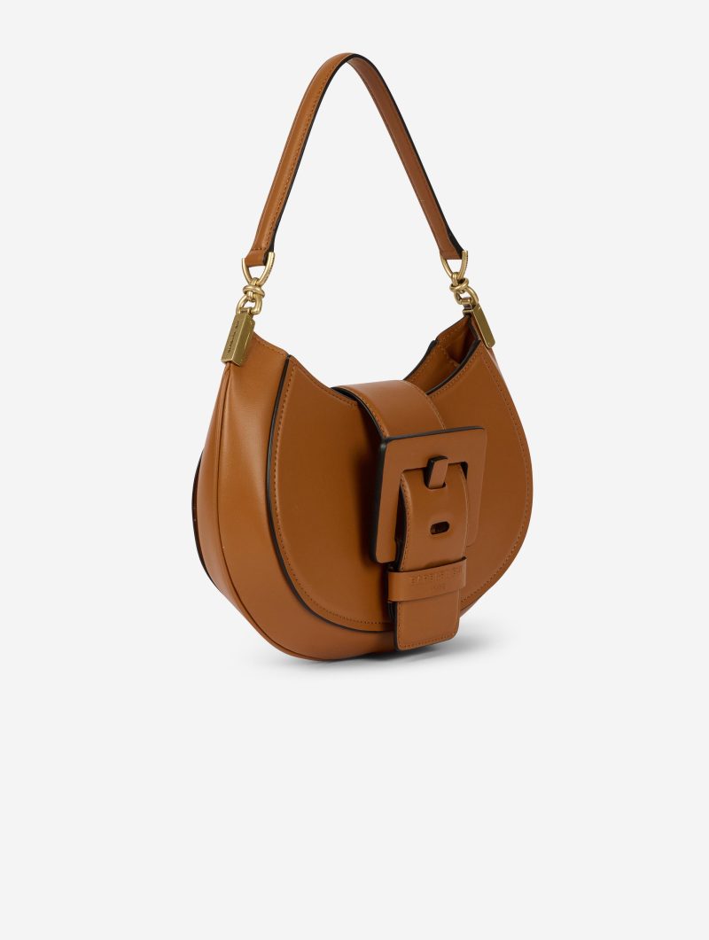 Sac "Kiss Me" en cuir caramel - 图片 7