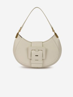Sac "Kiss Me" en cuir ivoire