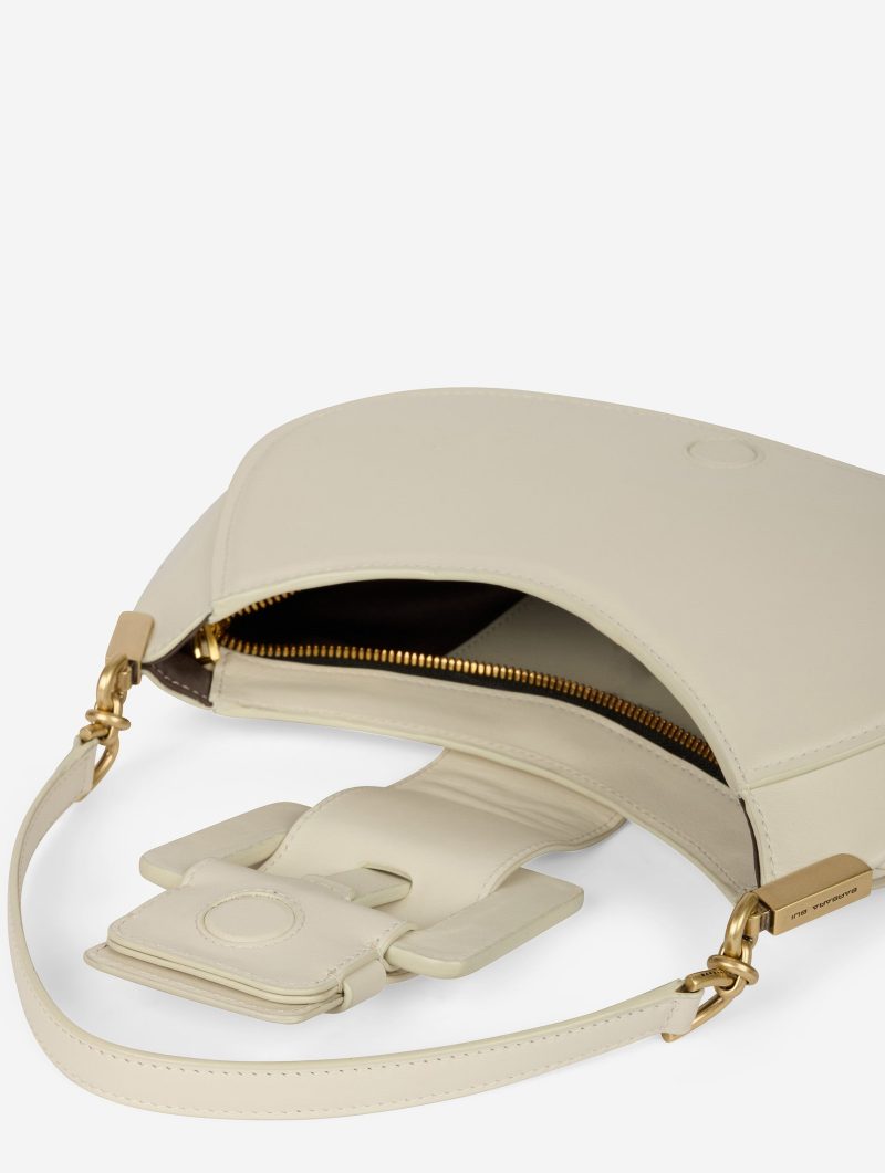 Sac "Kiss Me" en cuir ivoire - 图片 3