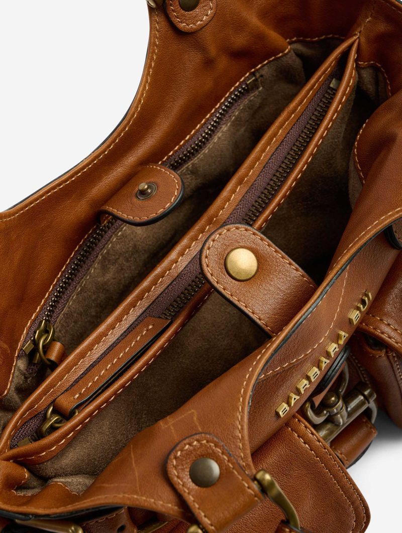 Sac "BB Re-edition" en cuir noisette - 图片 4