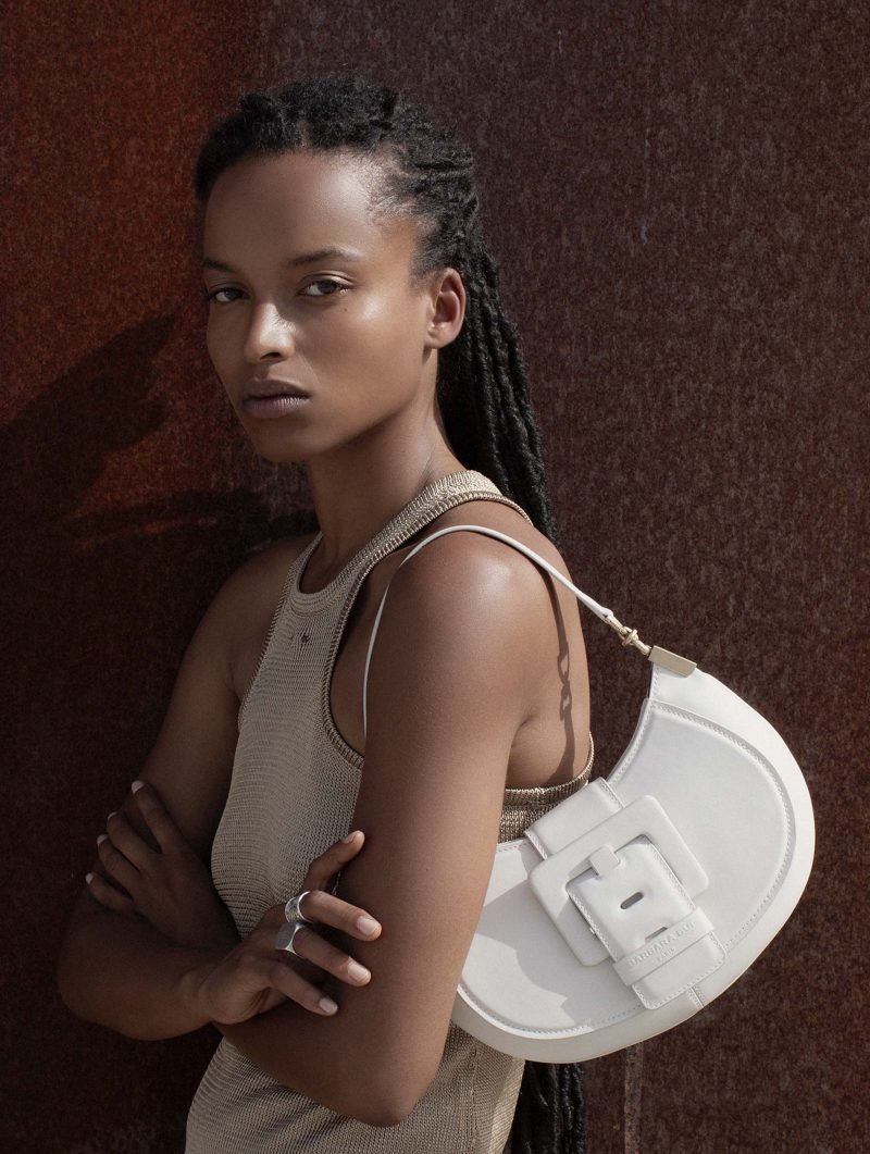 Sac "Kiss Me" en cuir ivoire - 图片 2