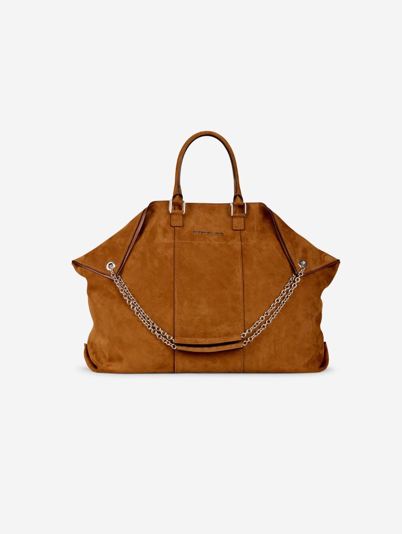 Cabas "big Chamallow" en nubuck chataigne - 图片 2