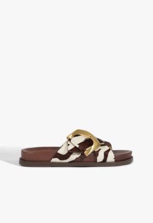 Lois Animal Print Sporty Sandal