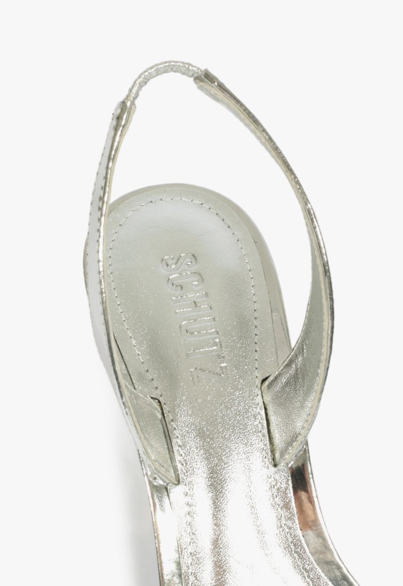 Scarlett Sling Mid Metallic Sandal - 图片 6
